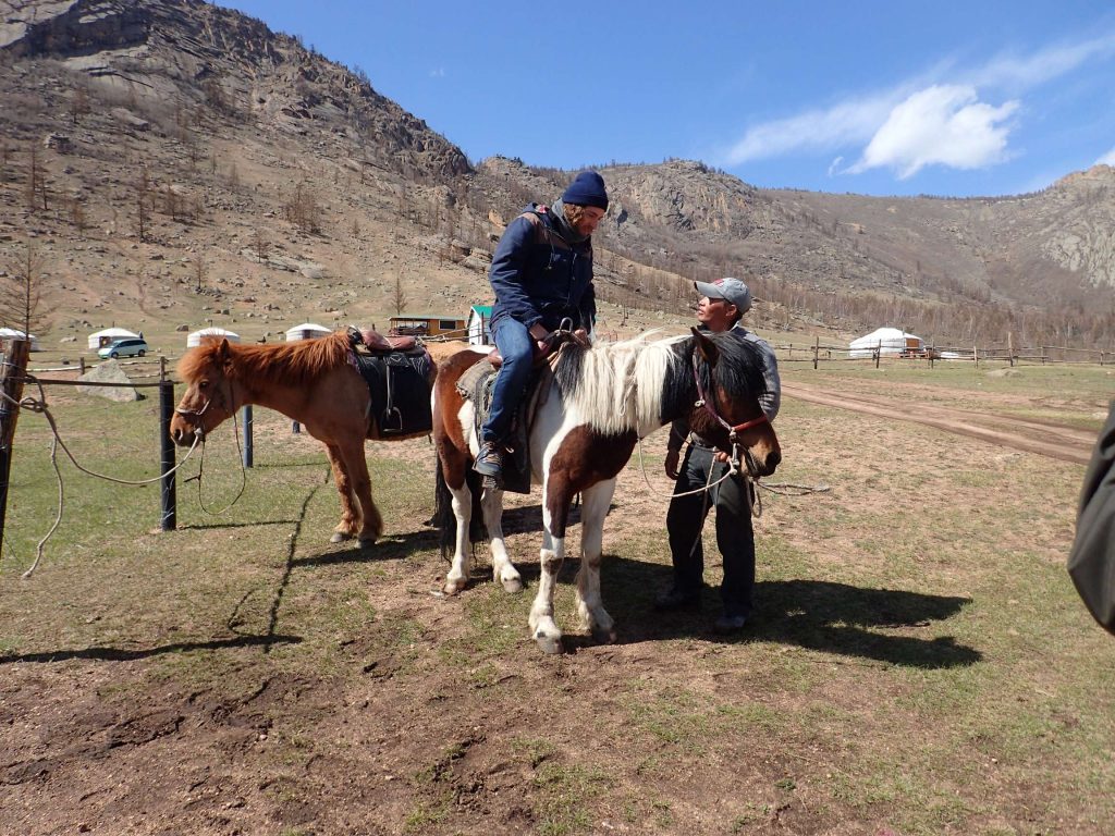 Ivan the Italian on a too-small horse