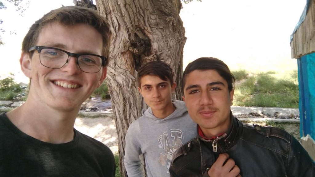 A couple of boys at the truck stop. They were selling tea for some extra cash on the weekends. Their English was surprisingly good – but I don’t think they’ll make much money, it being Ramadan and all.