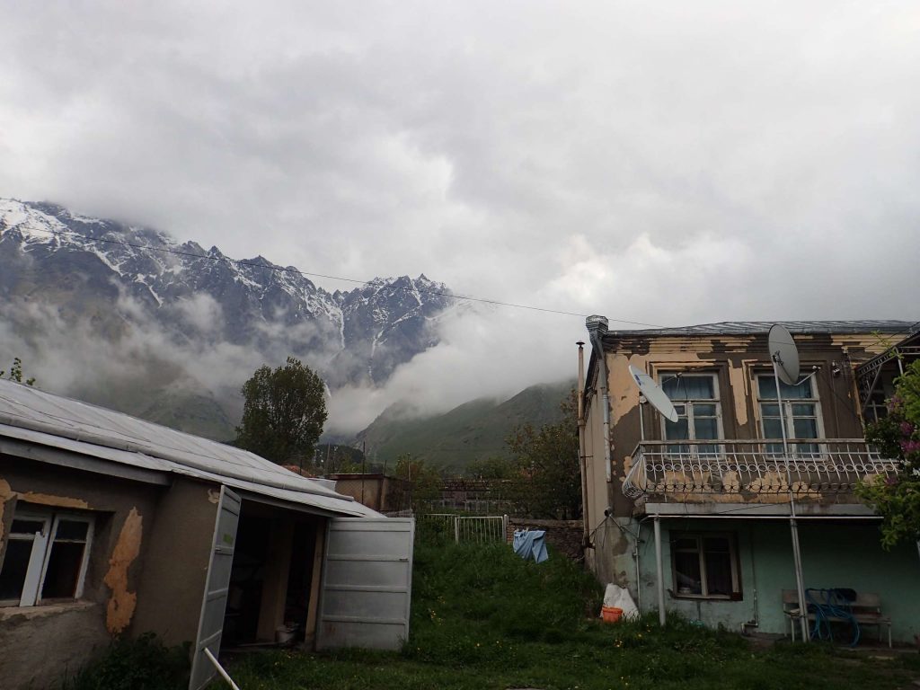 Bed for the night (the house on the right)