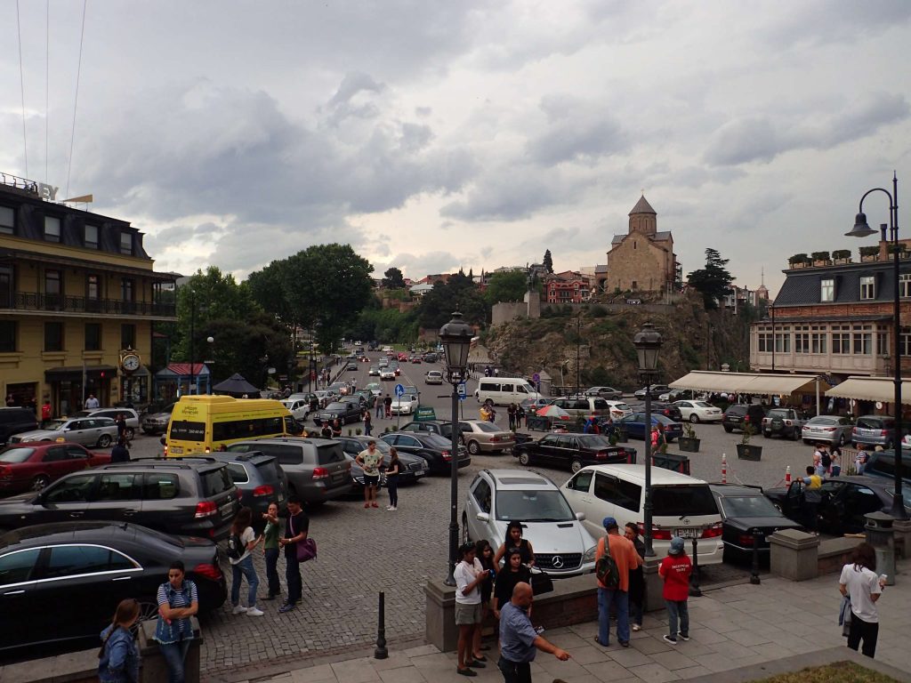 The centre of Tbilisi old town: Liberty Square