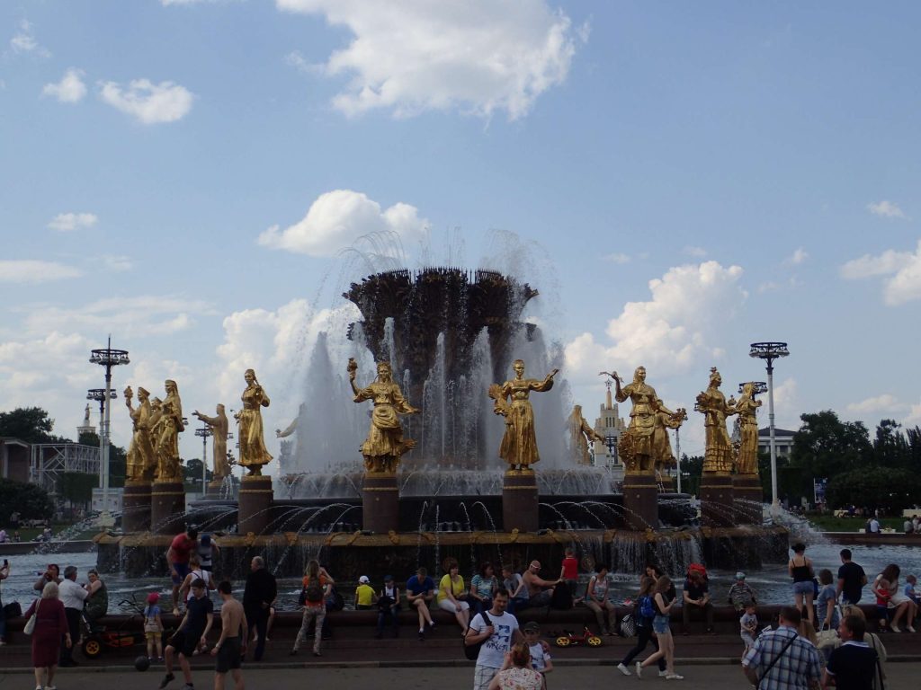 …and the Russians swimming/relaxing/tanning below them