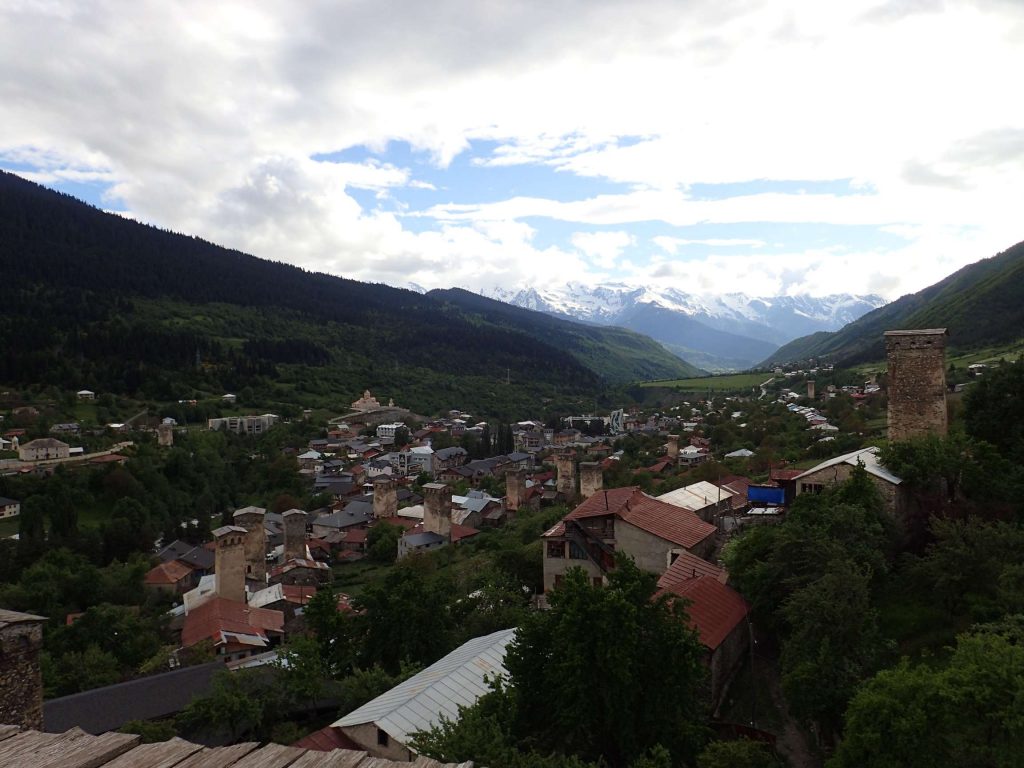 Mestia and mountains