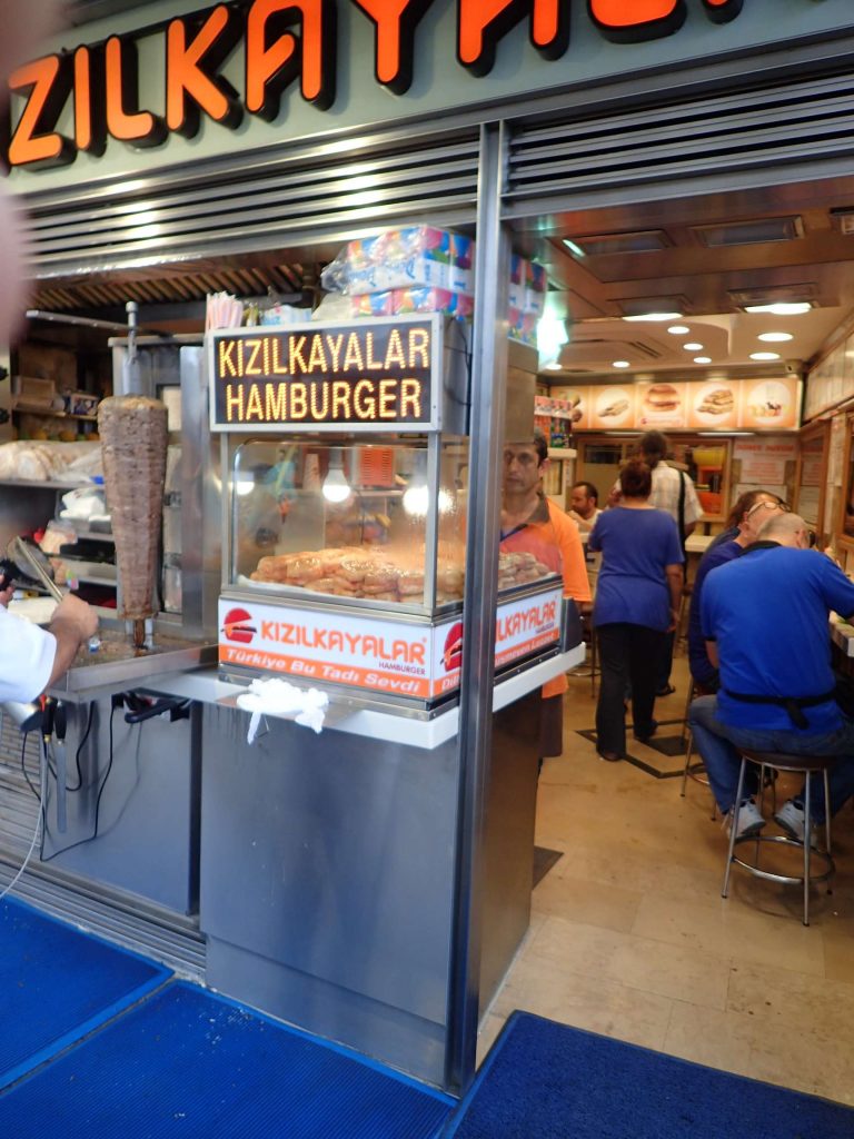 The busiest islak stand on Taksim