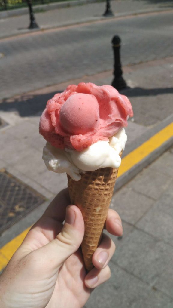 Arguably the best ice cream in Istanbul, Moda Ali Usta, near Kadikoy