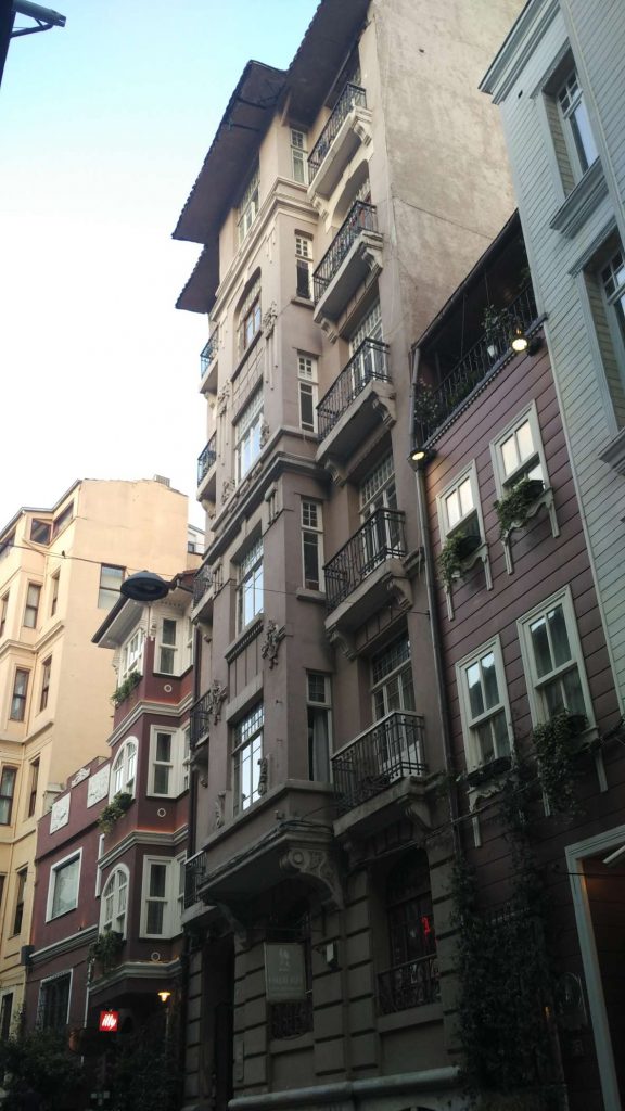 The average street in Cihangir, the neighbourhood where I spent most of my time