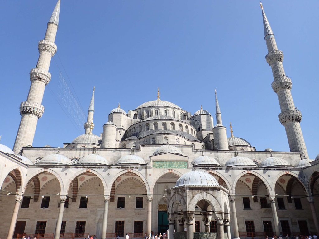 Cascading domes and vaulting minarets