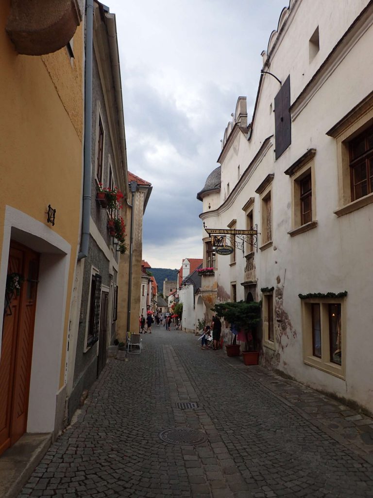 A little street through one of the towns in Wachau