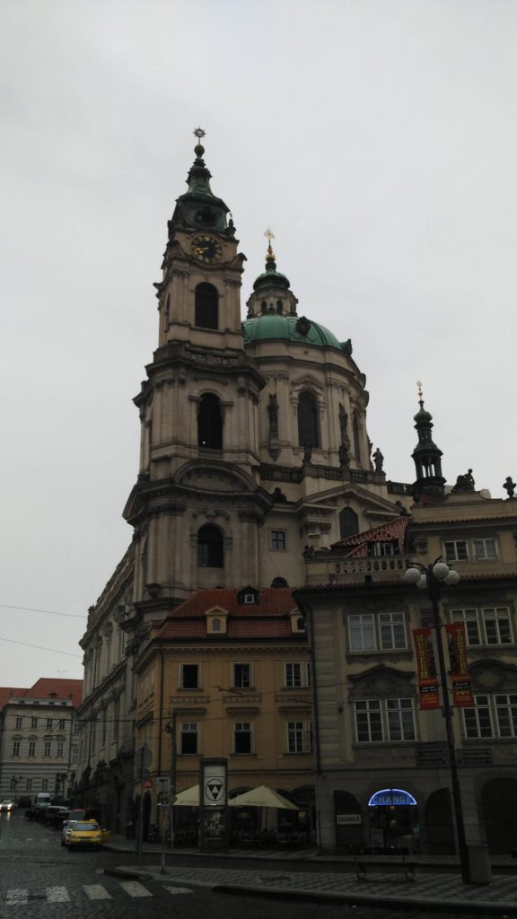 The average street corner in the old town